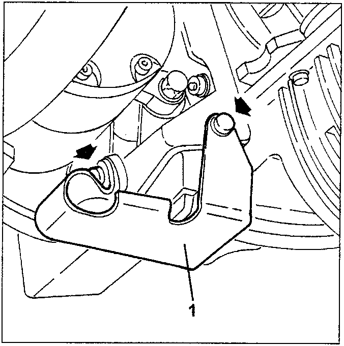 Diagram showing loosening screws and removing coolant radiator engine oil delivery and return pipe bracket