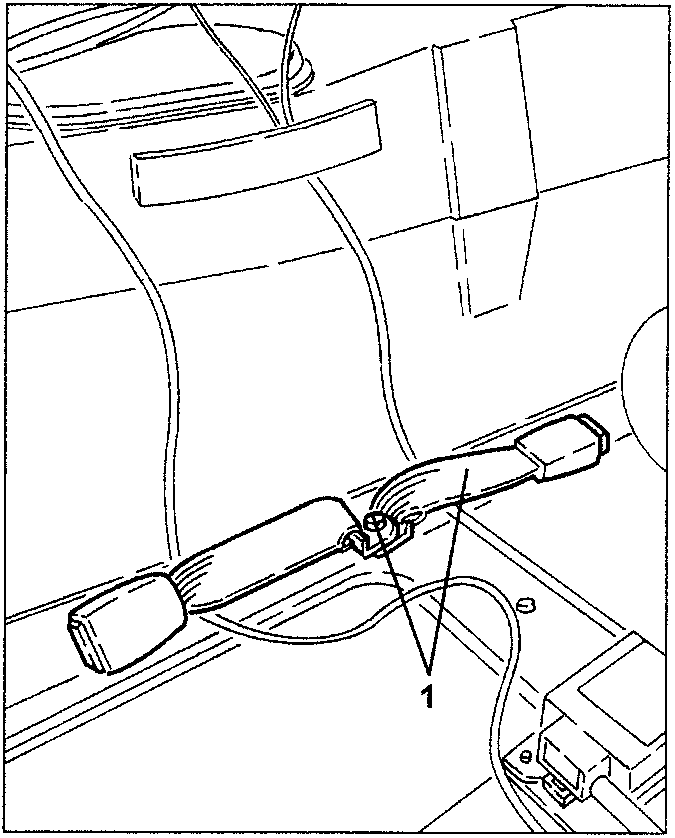 Diagram showing fuel tank filler cover removal: 1. Loosen the fastening nuts and remove the fuel tank filler cover