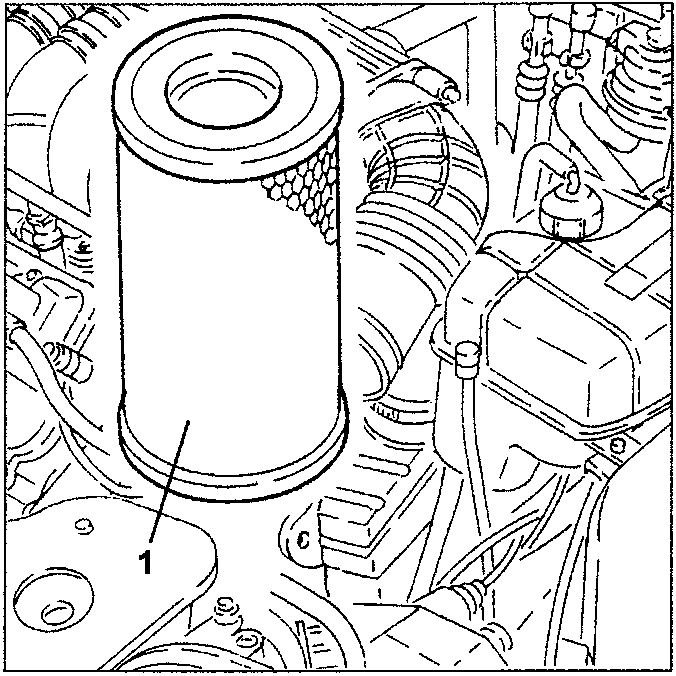 Filtering element and manifold removal