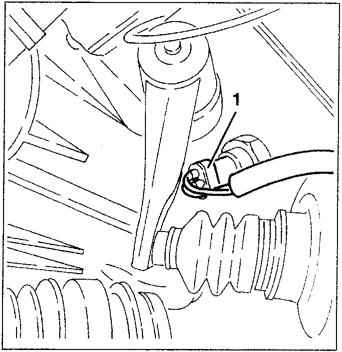 Reverse gear sensor connector being disconnected