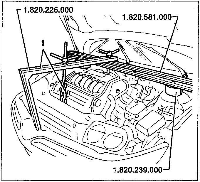 Engine hood latch mechanism parts diagram