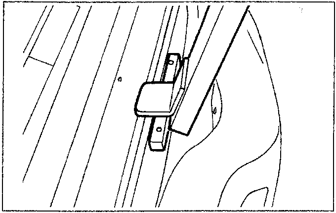 Shows window regulator mechanism installation