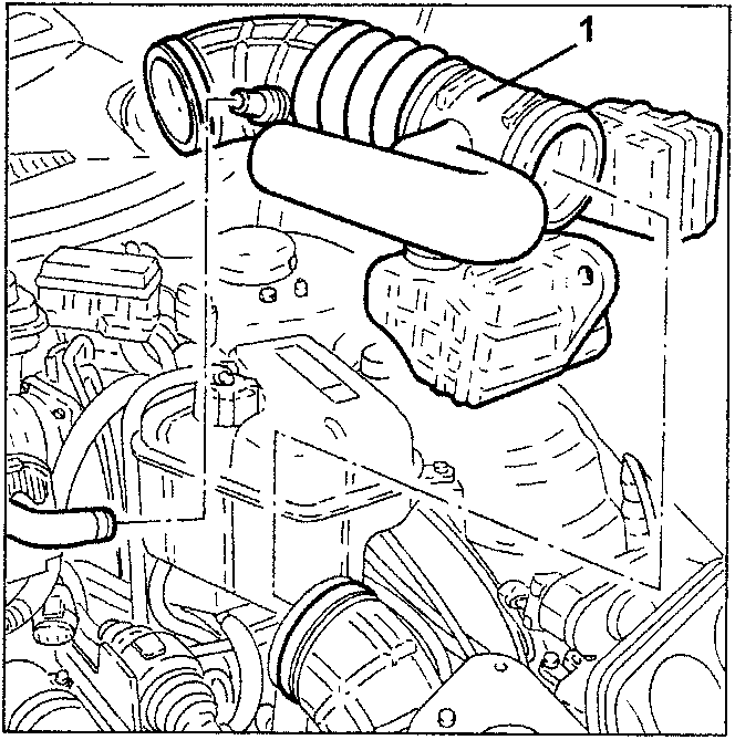 Diagram showing removal of corrugated sleeve and resonators with clips and fastening pin