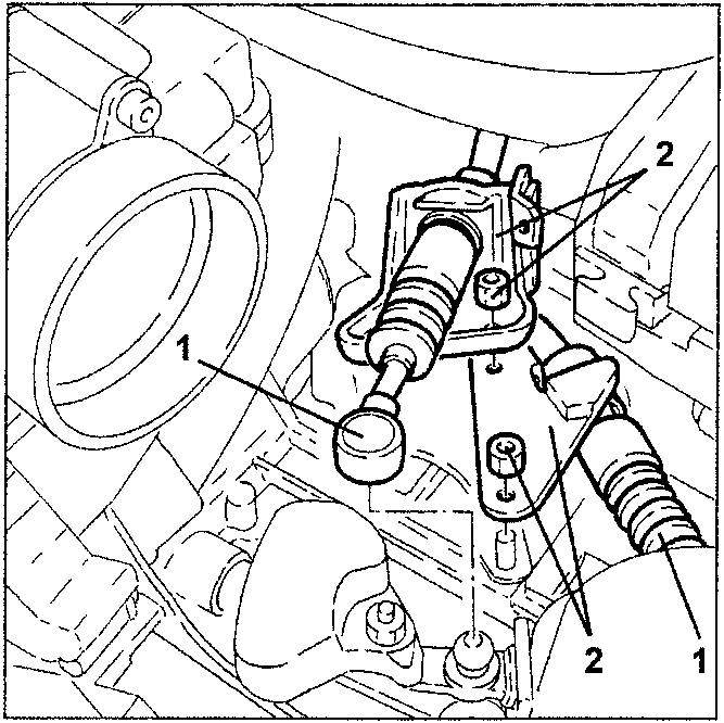 Gear selection and engagement assembly with numbered parts