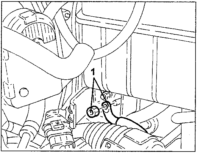 Starter motor power wire being disconnected