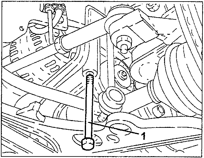 Side screws on crossmember