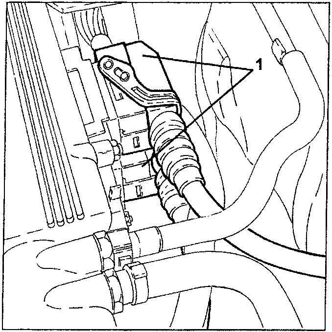 Injection-ignition control unit electrical connections