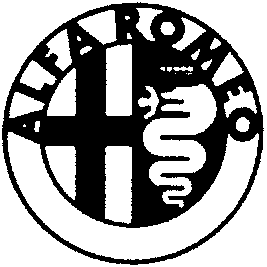 Alfa Romeo logo with cross and serpent
