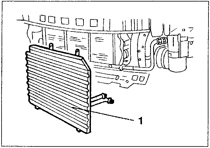 Condenser removal illustration showing part 1
