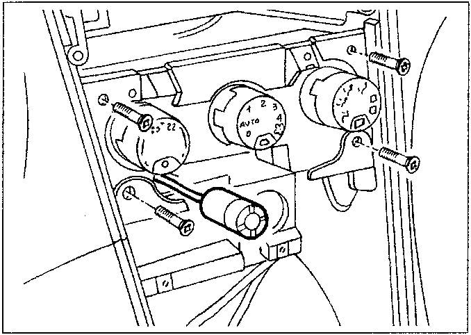 Passenger compartment air temperature sensor diagram