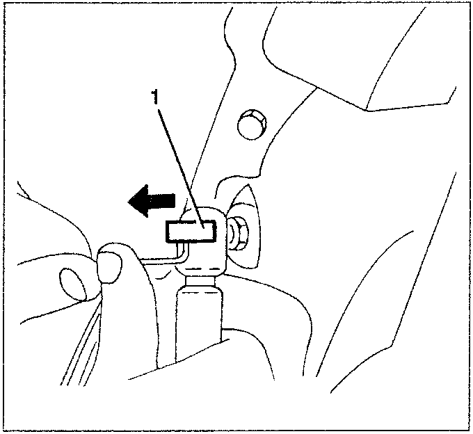 Diagram showing disconnection of telescopic prop heads from ball pins.