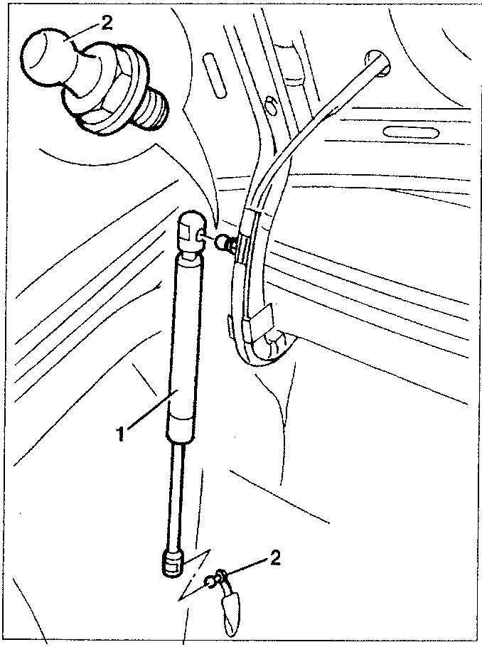 Diagram showing a telescopic prop with ball pins and a tool for removal.