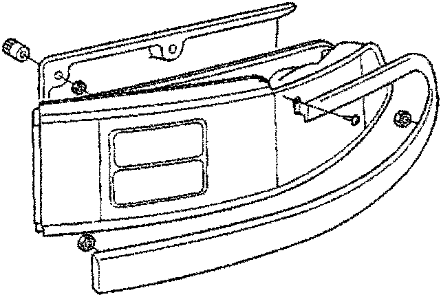 Rear lamp cluster