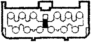 Connector 1/12-Way/Grey Pinout