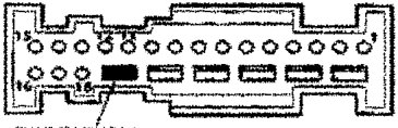 Control Module Connector Diagram with Cheater Insertion Point