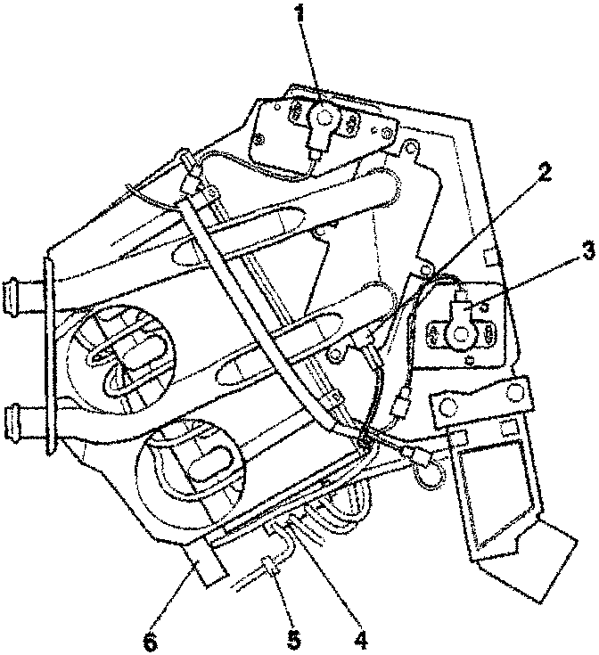 Left Hand Air Conditioning Unit diagram with numbered parts