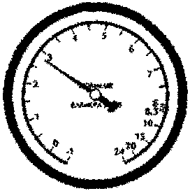 Manifold gauge set showing low side pressure reading