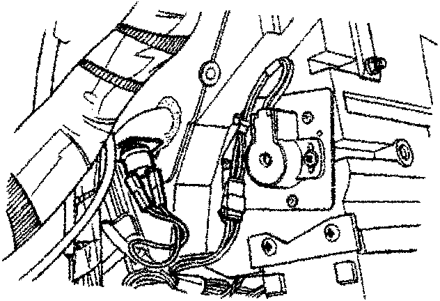 Diagram showing wiring and switch location