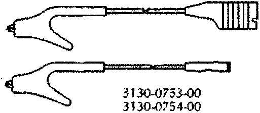 Two clips labeled 3130-0753-00 and 3130-0754-00