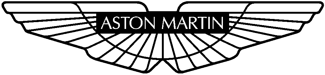 Aston Martin winged logo watermark