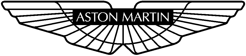 Aston Martin winged logo watermark