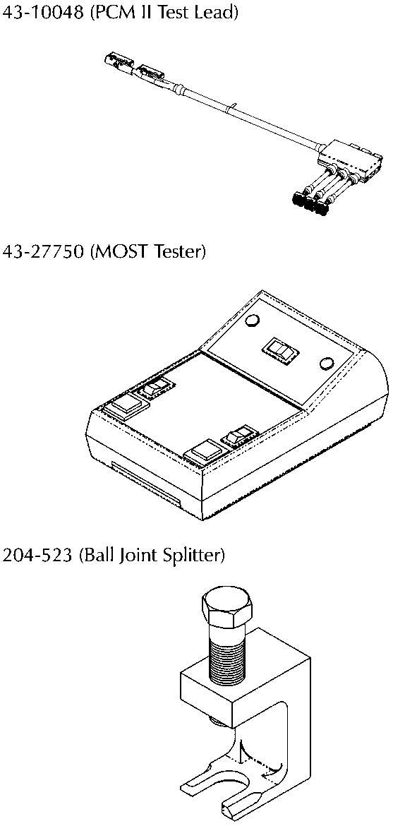A long test lead cable with a multi-pin connector on one end and a probe handle on the other