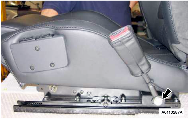 Cable tie release for seat belt buckle