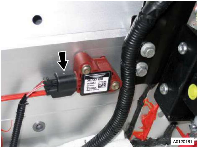 Front Impact Sensor Assembly - Renew: Multiplex disconnected