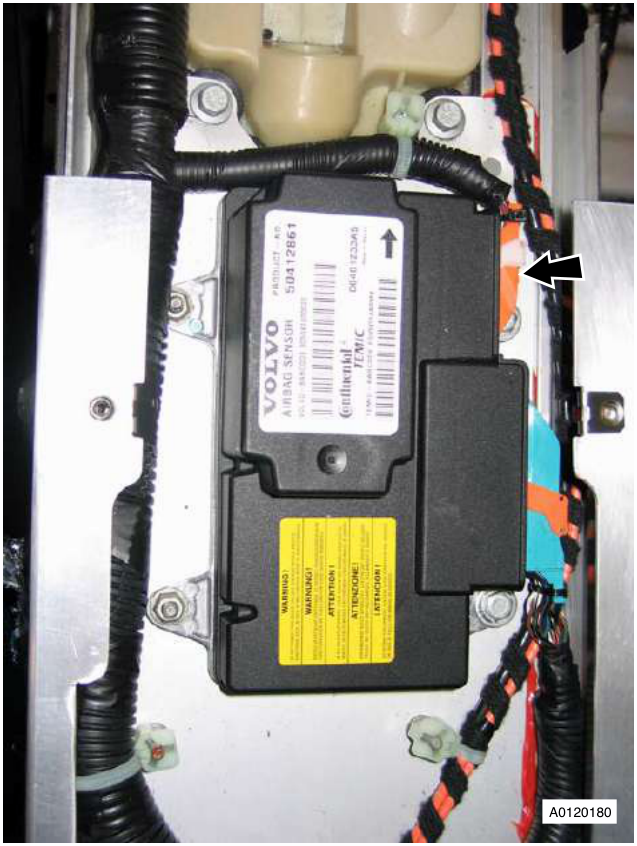 Occupant Restraint Control Module: Front Multiplex disconnected