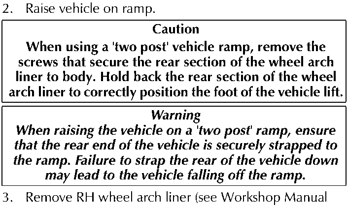 Lower suspension arm with bolt and washer