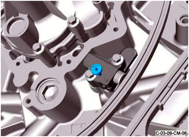 Timing chain tensioner with installed pin