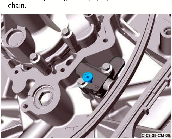 Timing chain tensioner pin release mechanism