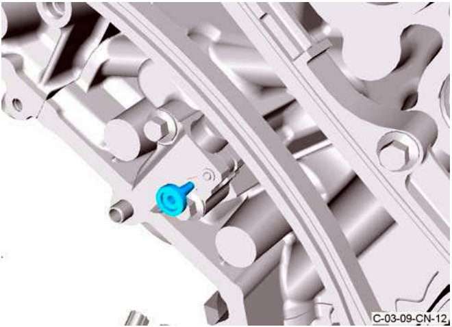 Timing chain tensioner with pin released