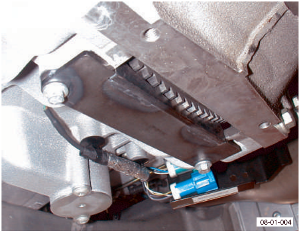 Clutch assembly with special tool SKAM14546 OT installed