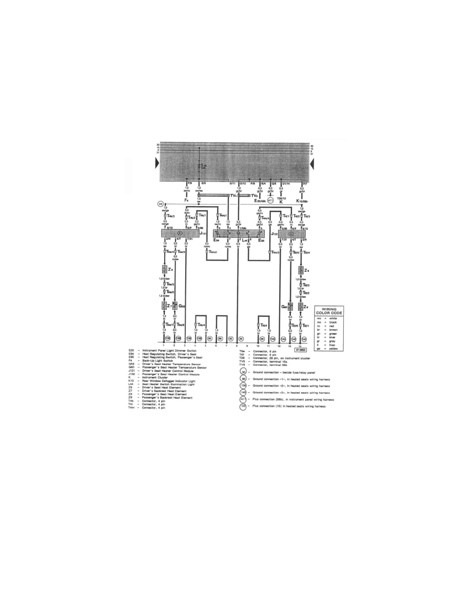 Audi Workshop Manuals > 100 Quattro Sedan L5-2309cc 2.3L ... 22re air flow meter wiring diagram 
