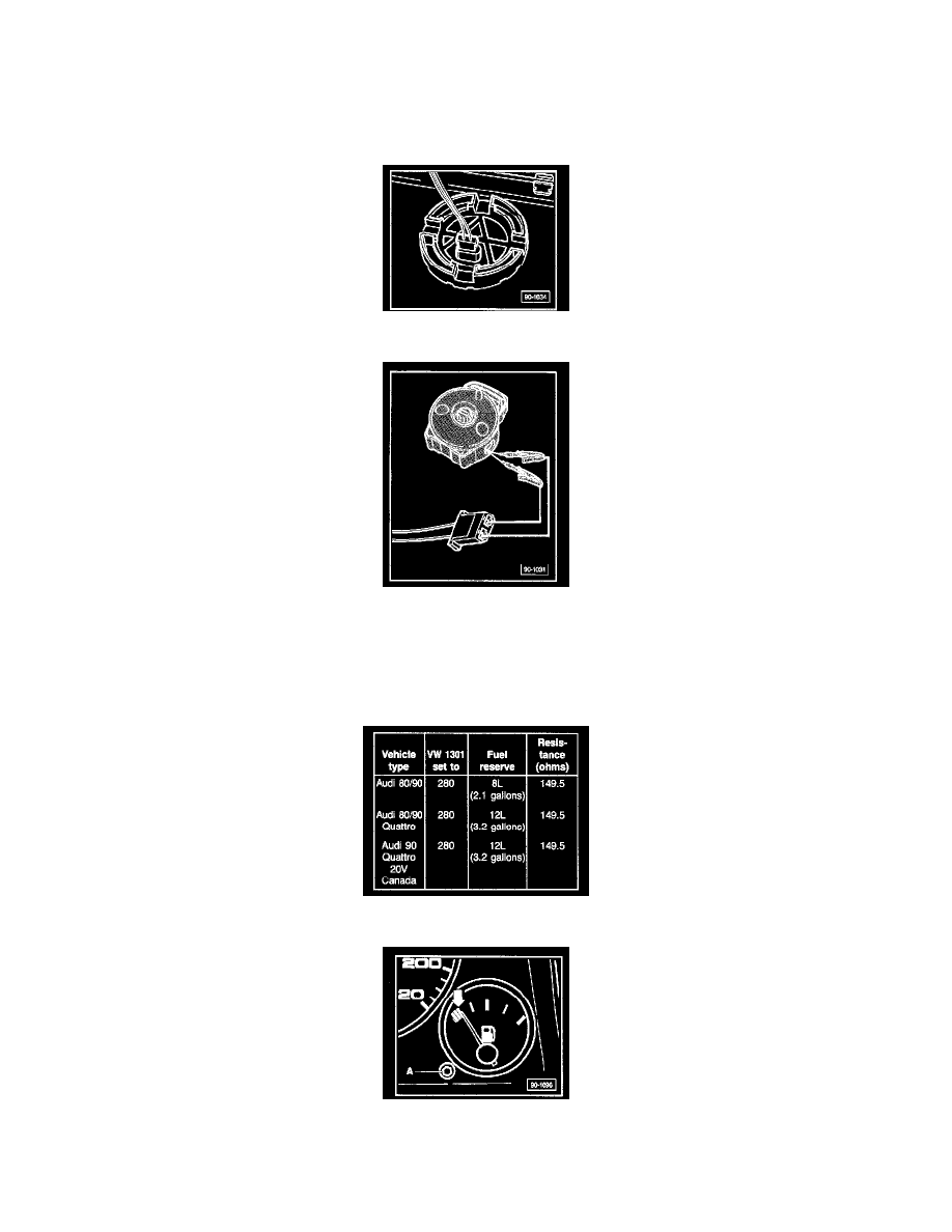 Audi Workshop Manuals > 80 L4-1984cc 2.0L SOHC (3A) (1989) > Instrument