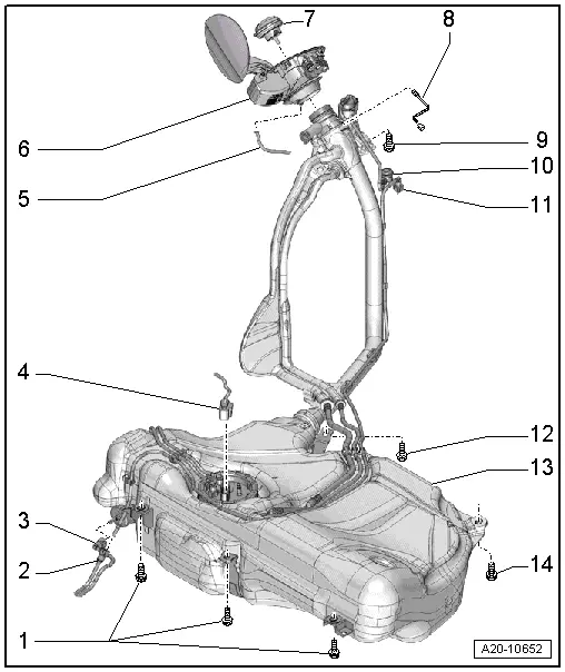 Audi Service and Repair Manuals > A1 > Power unit Fuel