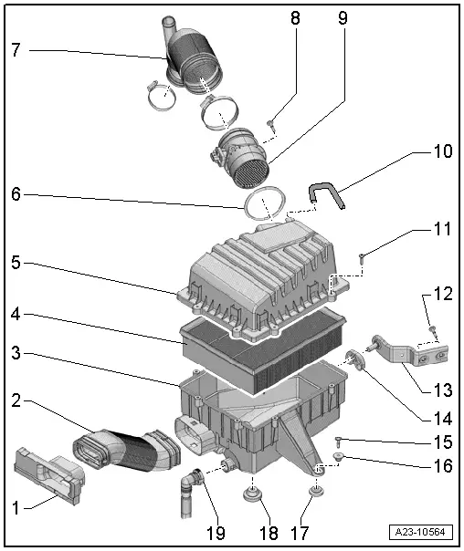 Audi Service and Repair Manuals > A1 > Power unit TDI