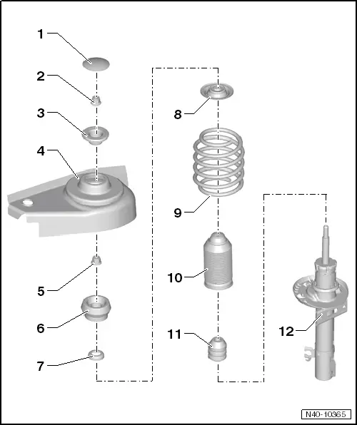 Audi Service and Repair Manuals > A1 > Running gear, front