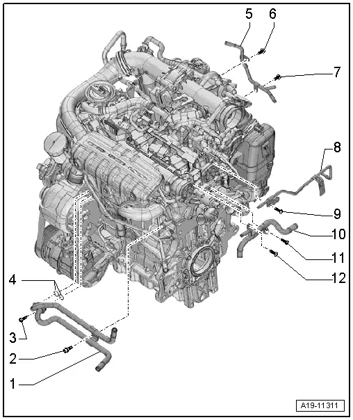 Audi Service and Repair Manuals > A1 > Power unit 4cylinder