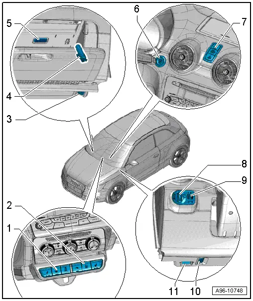 Audi Service and Repair Manuals > A1 > Vehicle electrics
