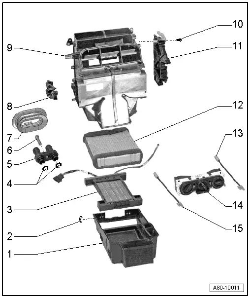 Audi Service and Repair Manuals > A1 > Heating, ventilation