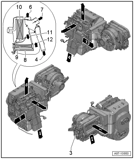 Audi Service and Repair Manuals > A1 > Heating, ventilation