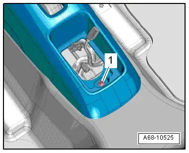 audi a1 centre console armrest