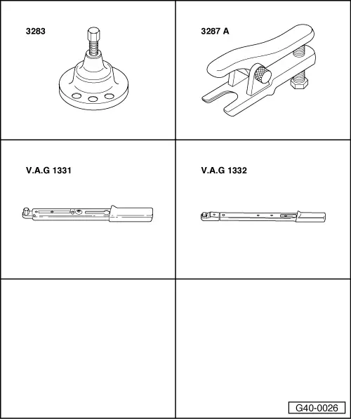Audi Service and Repair Manuals > A2 > Running gear, frontwheel drive Front