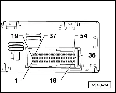 Audi Workshop Manuals > A2 > Vehicle electrics > Radio, telephone and