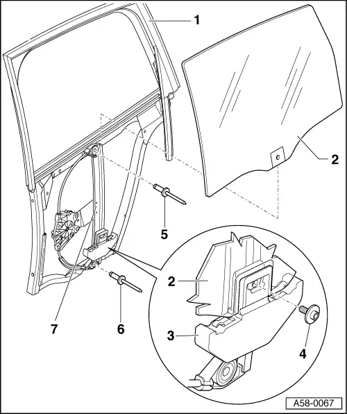 Audi Workshop Manuals A2 Body General Body Repairs Exterior