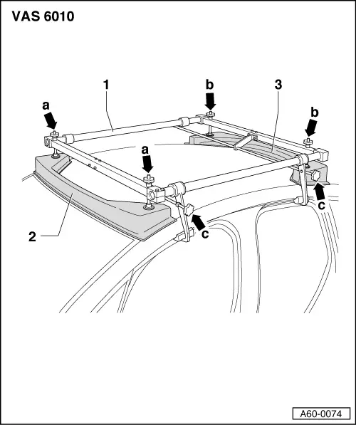 Audi Service and Repair Manuals > A2 > Body General body repairs, exterior Sliding