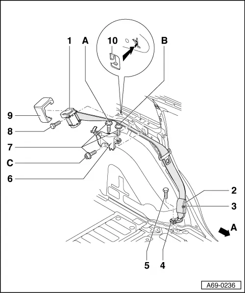 Audi Service and Repair Manuals > A2 > Body > General body