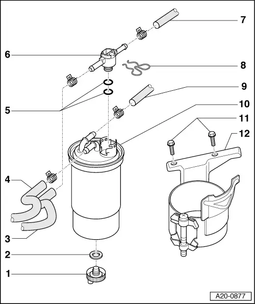 Audi Service and Repair Manuals > A3 Mk1 > Power unit Fuel